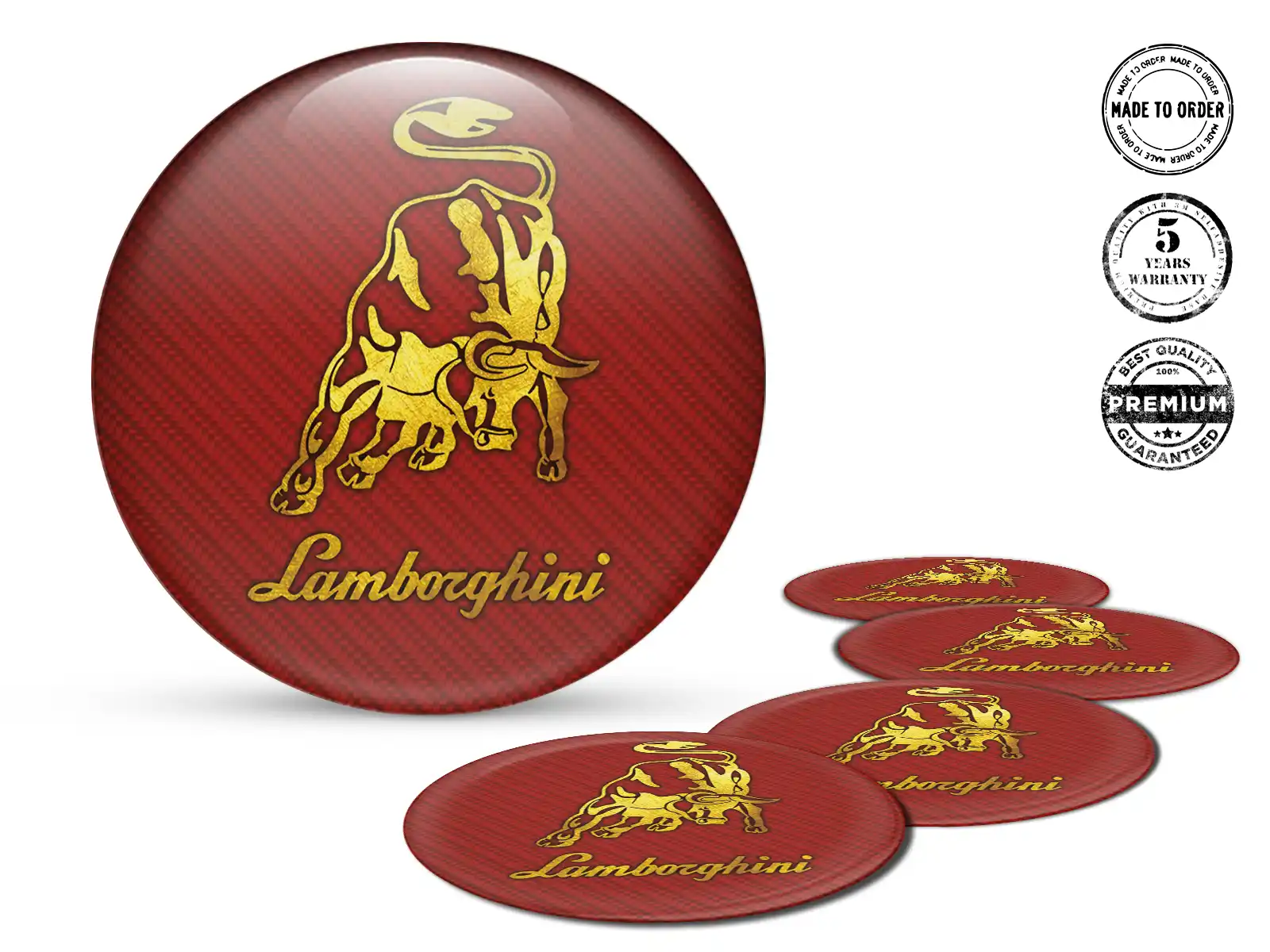 Lamborghini Édition Décalques Roue Autocollants Silicone Racing